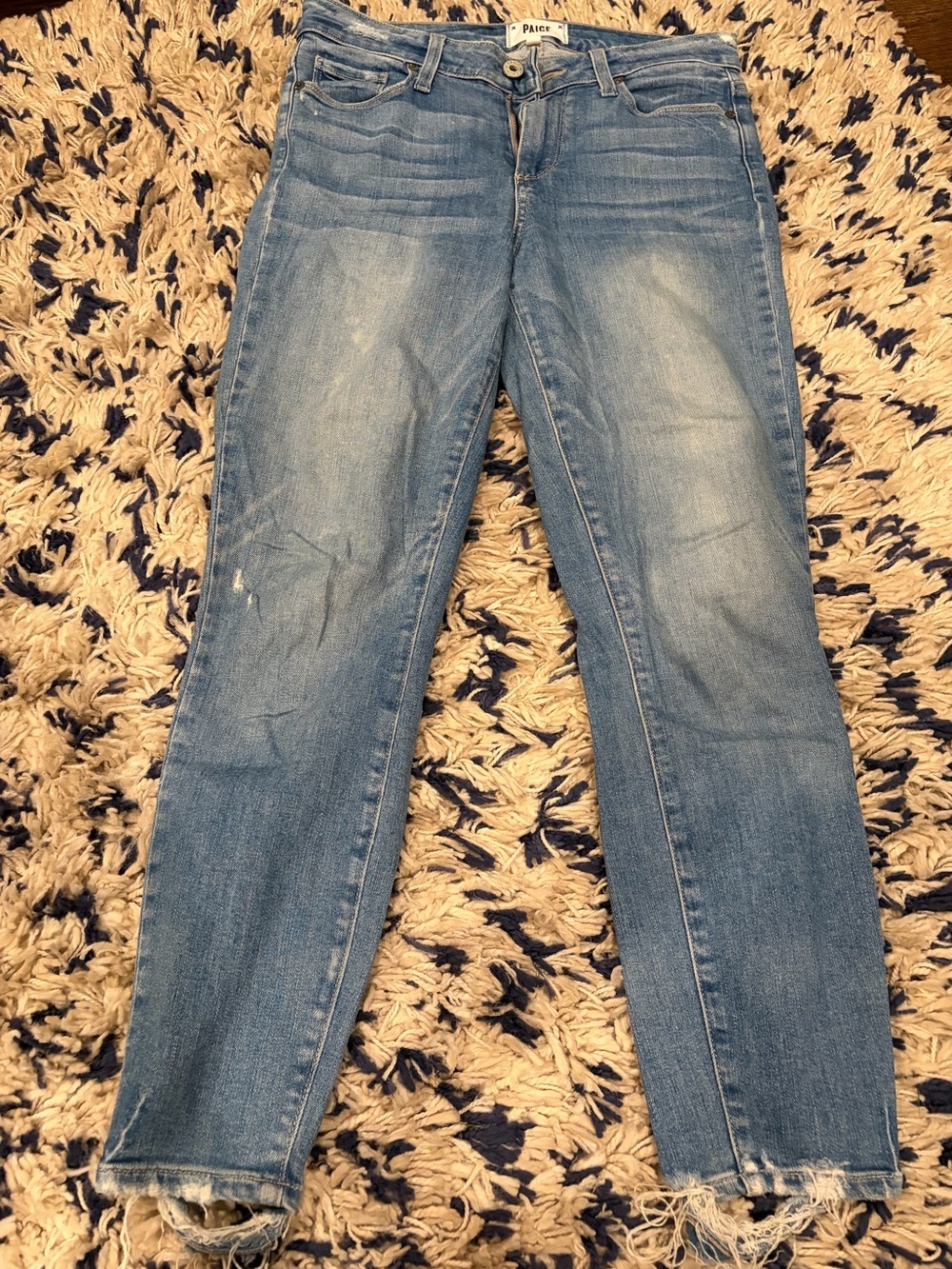 Paige Denim Light Blue Women's Ankle Slim Jeans size 26